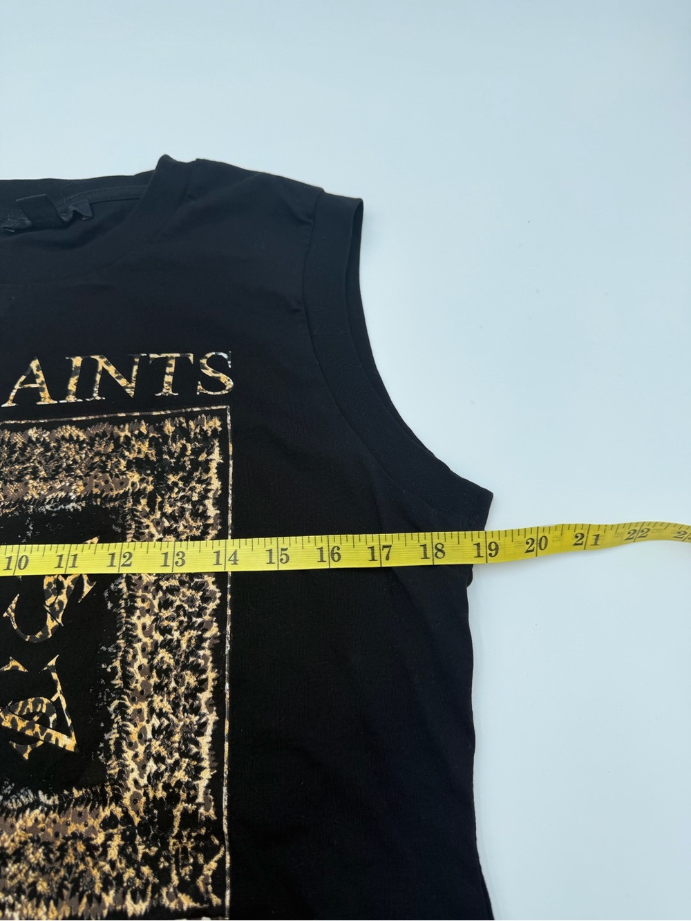Women’s AllSaints Leana Imogen Logo Muscle Tank sz L - Picture 5 of 7